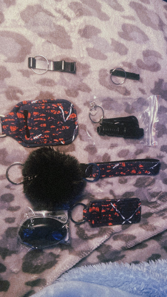 Self defense keychain accessories